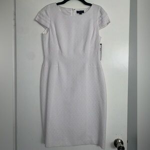 Tahari Cap Sleeve Sheath Dress